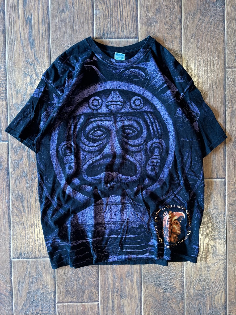 Vintage Y2K Aztec Puerto Vallarta AOP Shirt